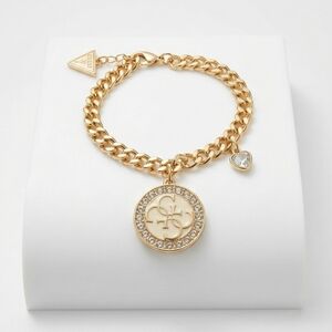 ✨ Guess Luxe Gold-Tone Charm Bracelet ✨